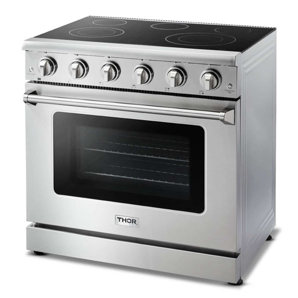 40 inch electric range with side oven