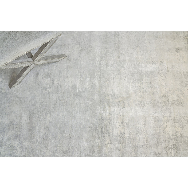 Exquisite Rugs Murano Hand-Knotted Area Rug in Metallic & Reviews ...