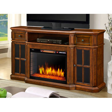 Wallace Infrared Electric Fireplace Entertainment Center In Empire Cherry  26MM1264-C237 | centenariocat.upeu.edu.pe