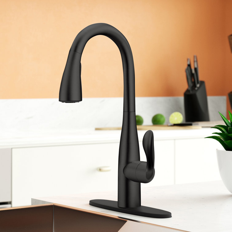 Arbor Pull Down Touchless Single Handle Kitchen Faucet with Motion Sense  and Power Clean Technologies