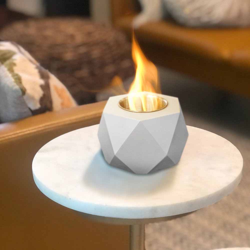 LUMESBLOOM Stone Outdoor Tabletop Fireplace Wayfair