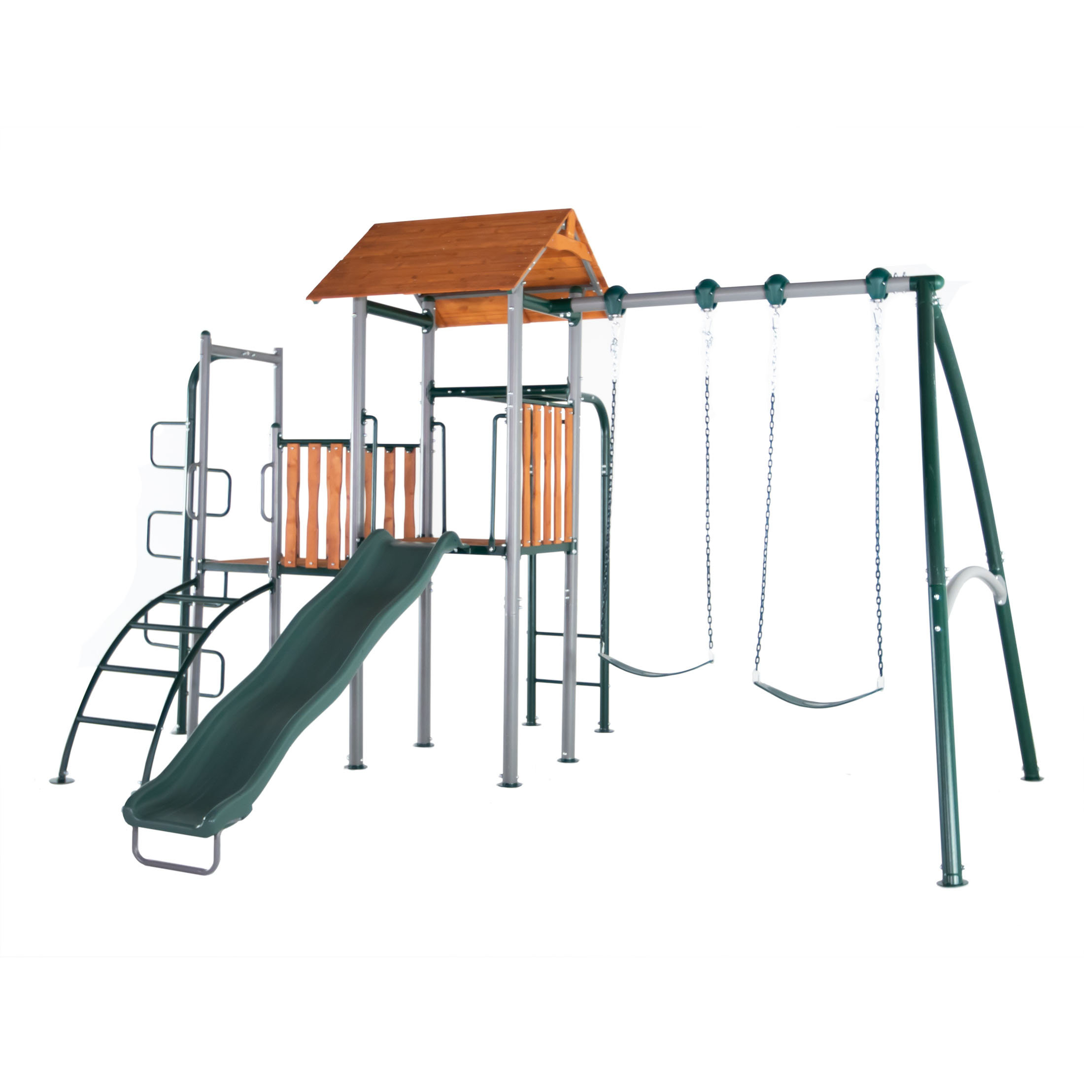 metal swing set