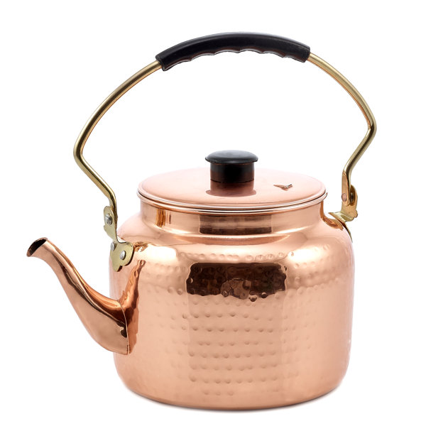 Hammered Copper Whistling Tea Kettle | Wayfair