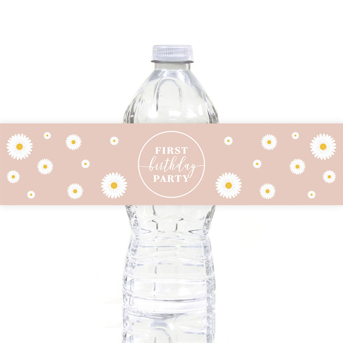 Koyal Wholesale Daisy First Birthday Party Waterproof Water Bottle