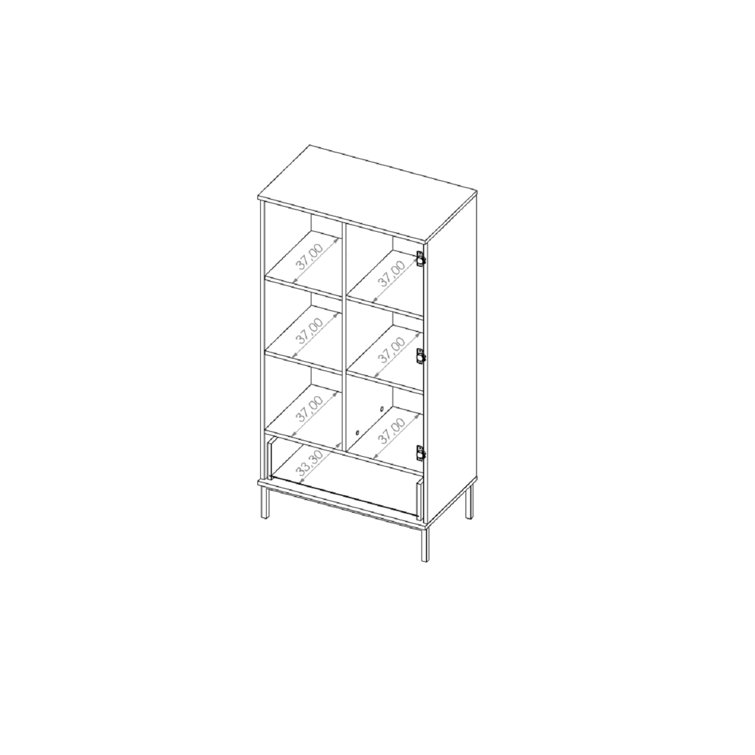 Fairmont Park Ernestina 70Cm Wide 1 Drawer Highboard | Wayfair.co.uk