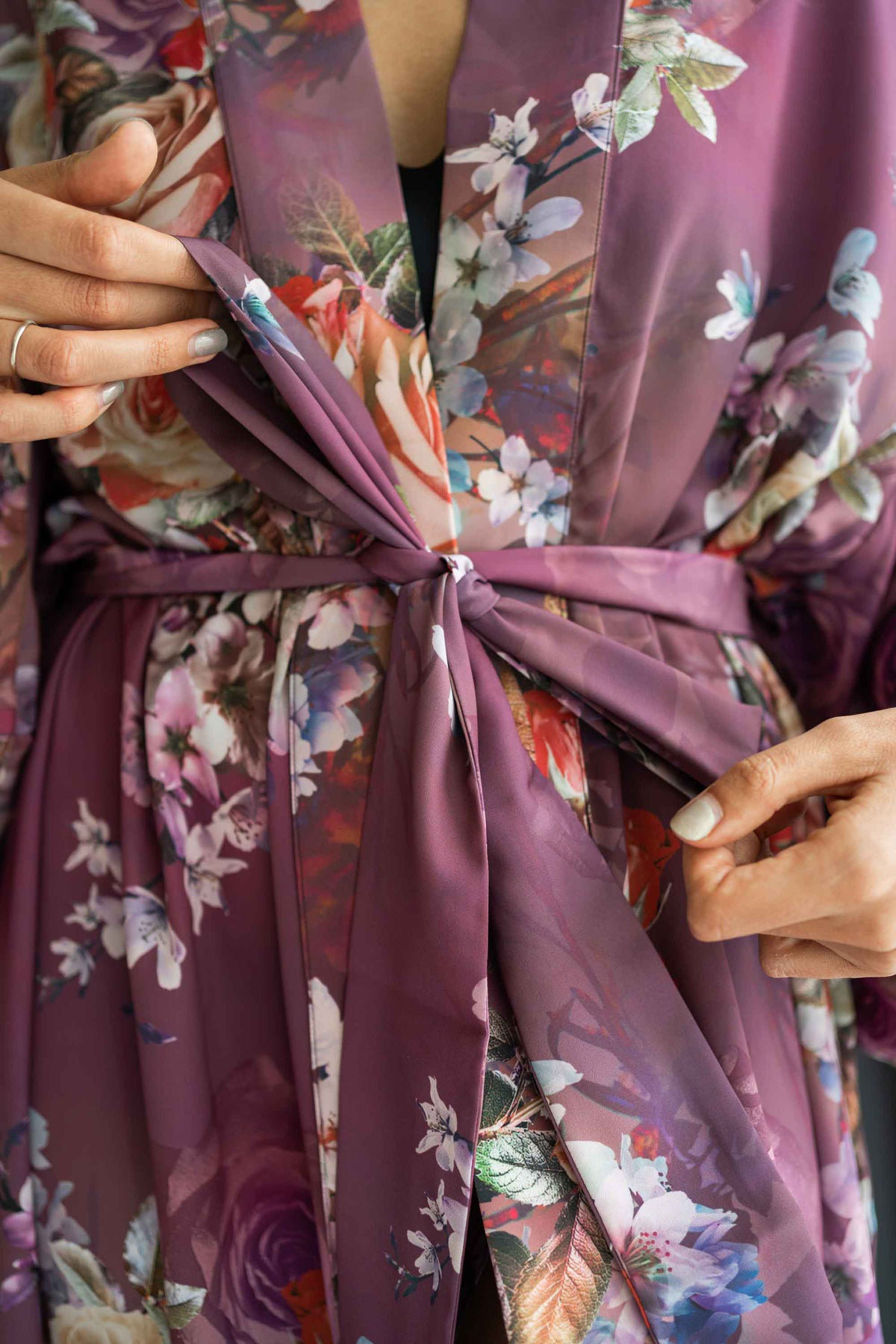 APHEA FASHION Rayon From Bammboo Woman MidCalf Bathrobe with Pockets