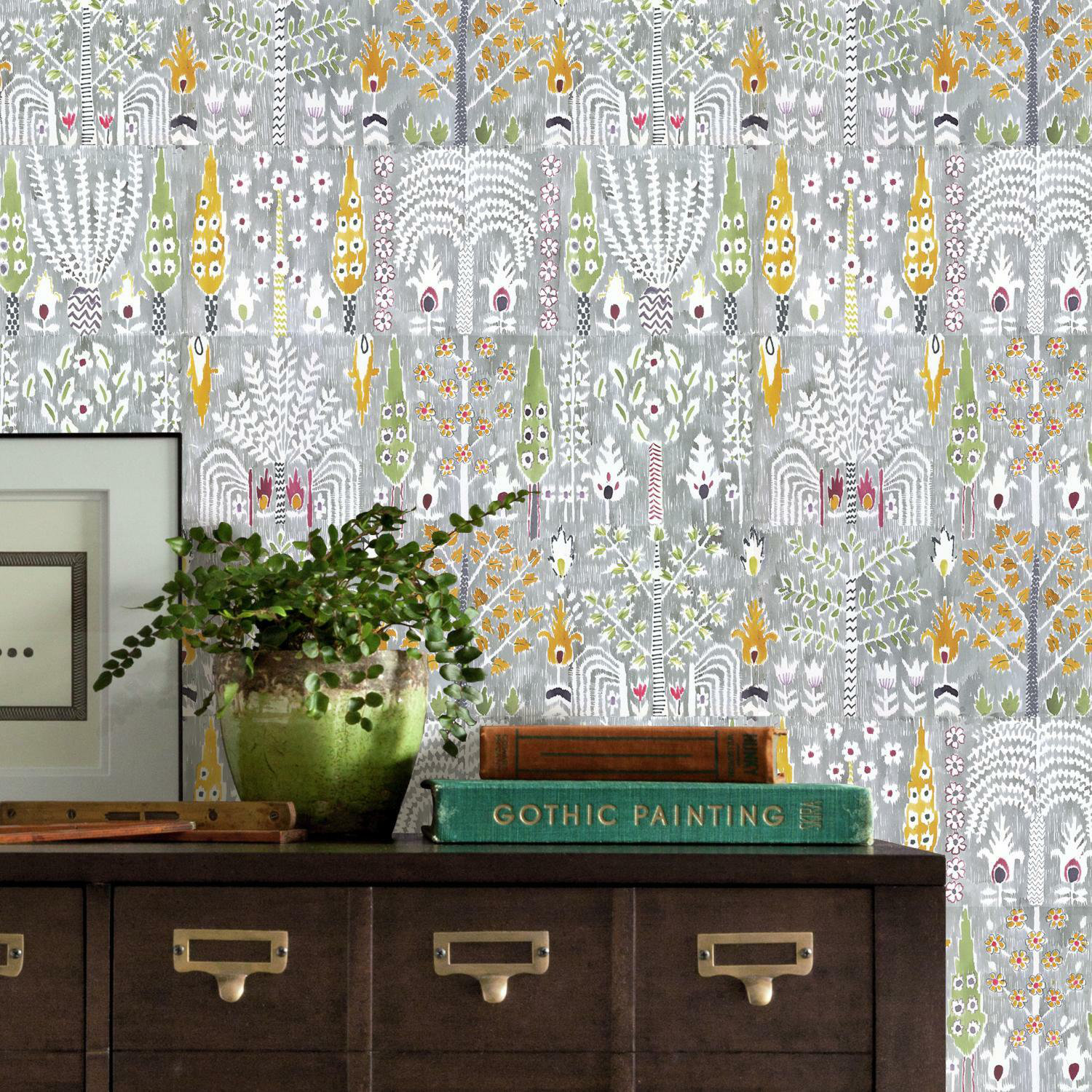 York Wallcoverings Persian Ikat Peel & Stick Wallpaper & Reviews Wayfair