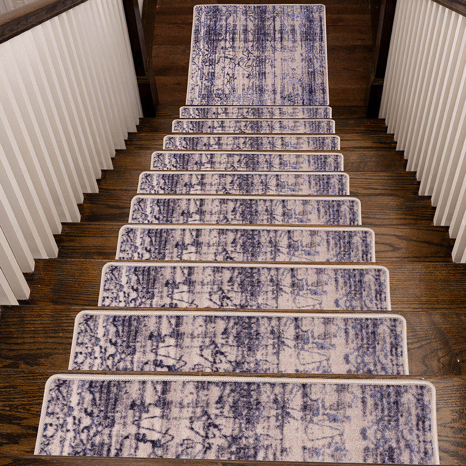 17 Stories Gaely Blue Stair Tread Wayfair