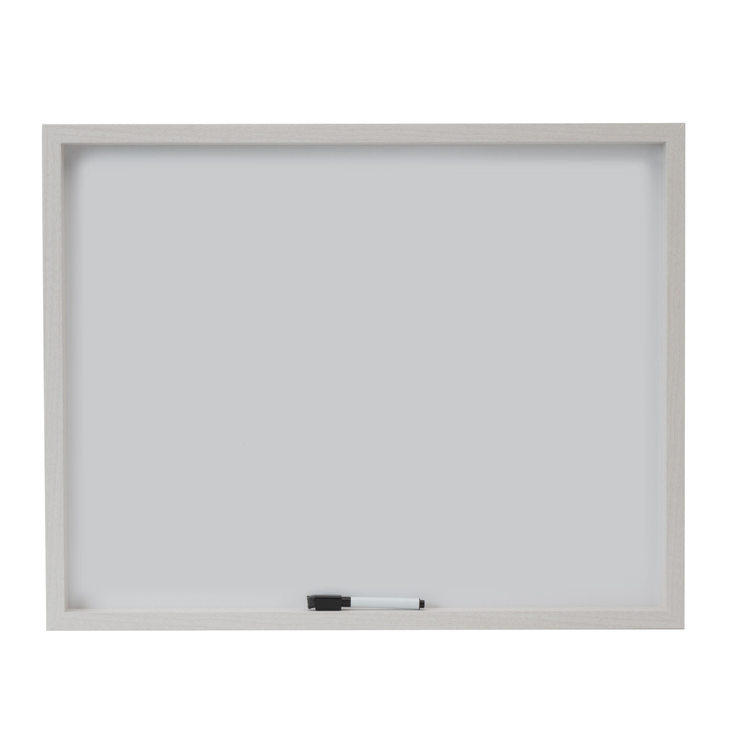 Mikasa White Board Calendar With Dry Erase Pen, 24x19-Inch, White
