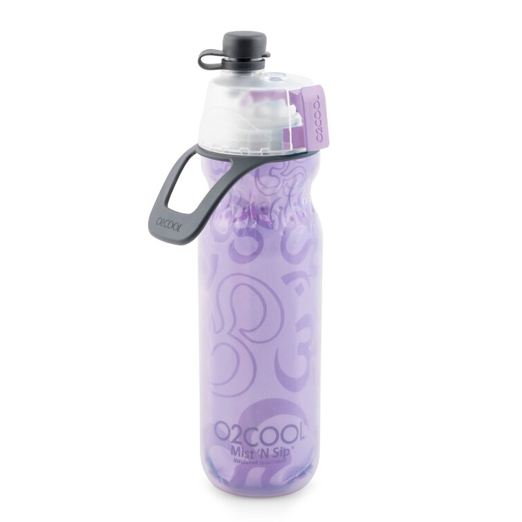 Details about   Water Bottle & Mist N Sip 20 oz-Sports Water Bottle With Clip 