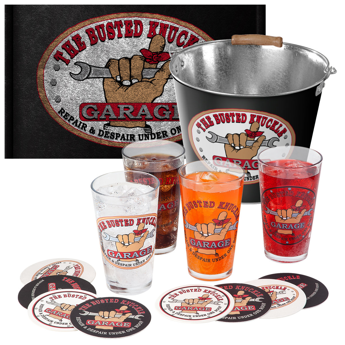 Busted Knuckle Garage 14 Piece Party Bucket Set Wayfair