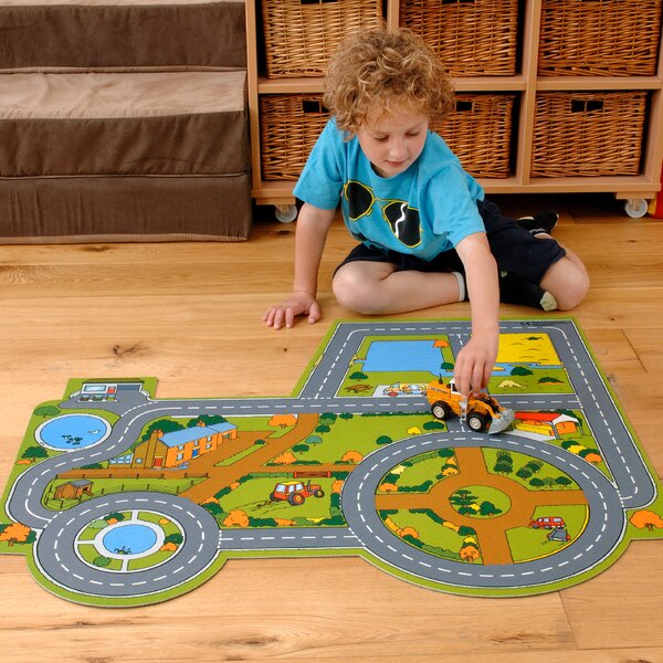 Children's Rugs Boys Play Mat Roads Farm Letters Small Large Cheap Kids Carpets 