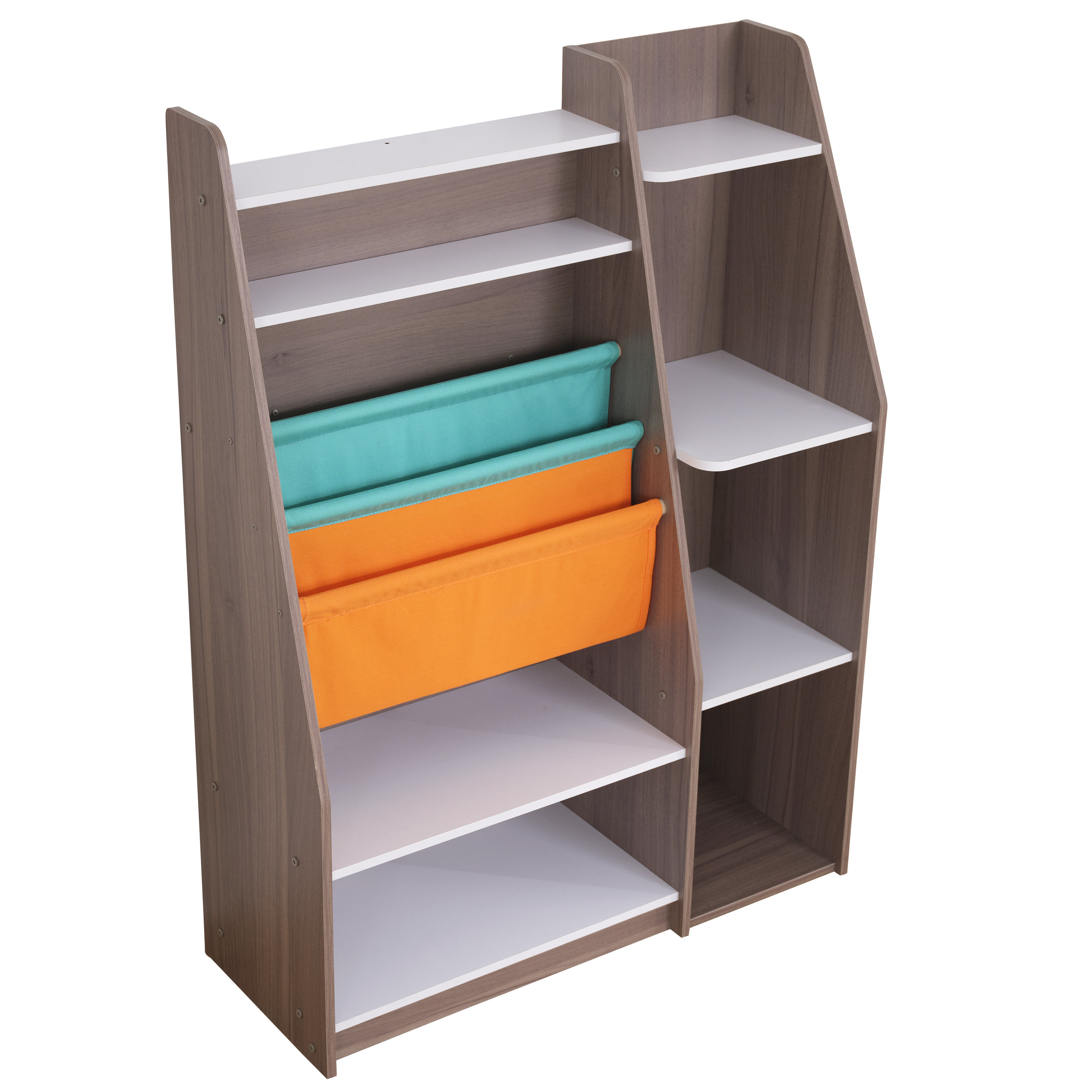 KidKraft Pocket Storage Wood Bookshelf, Children's Furniture Wayfair