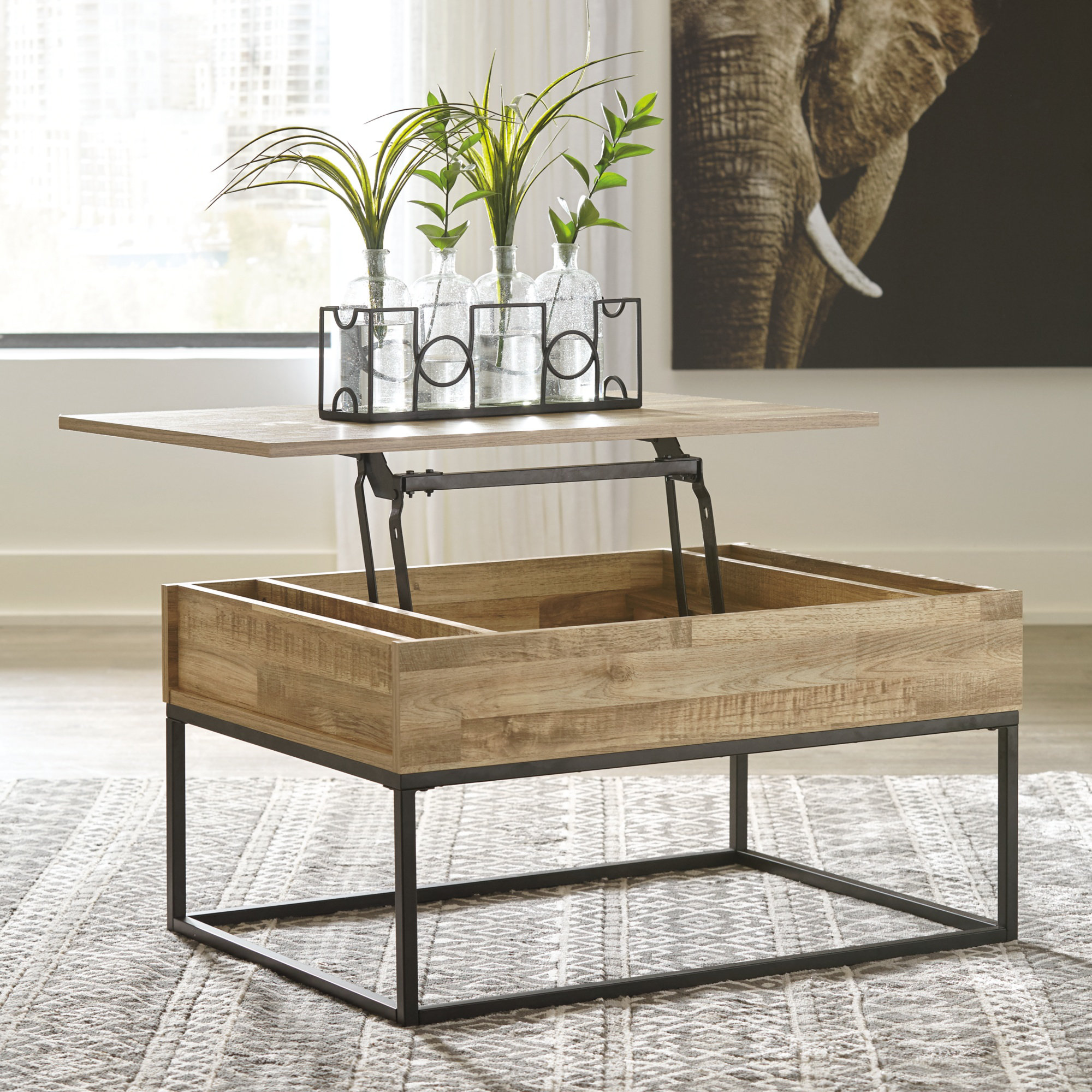 Signature Design by Ashley 2 Piece Coffee Table Set Wayfair