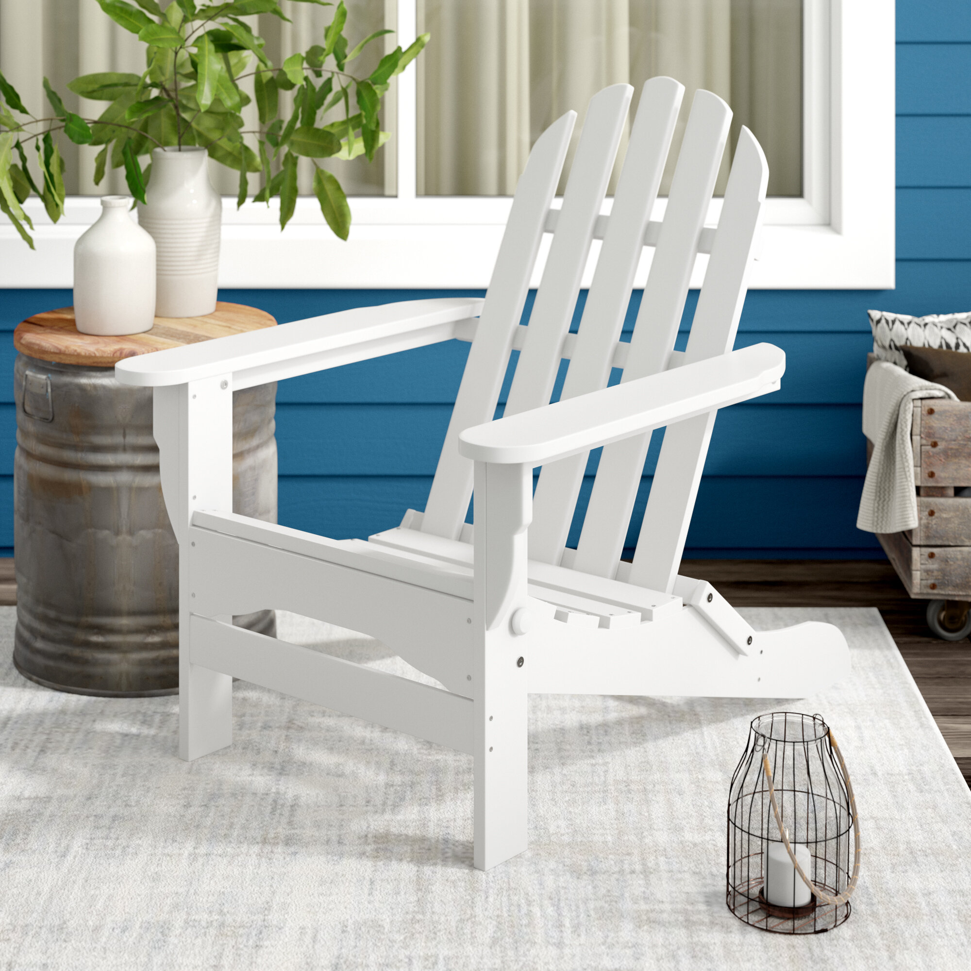 white folding adirondack chairs