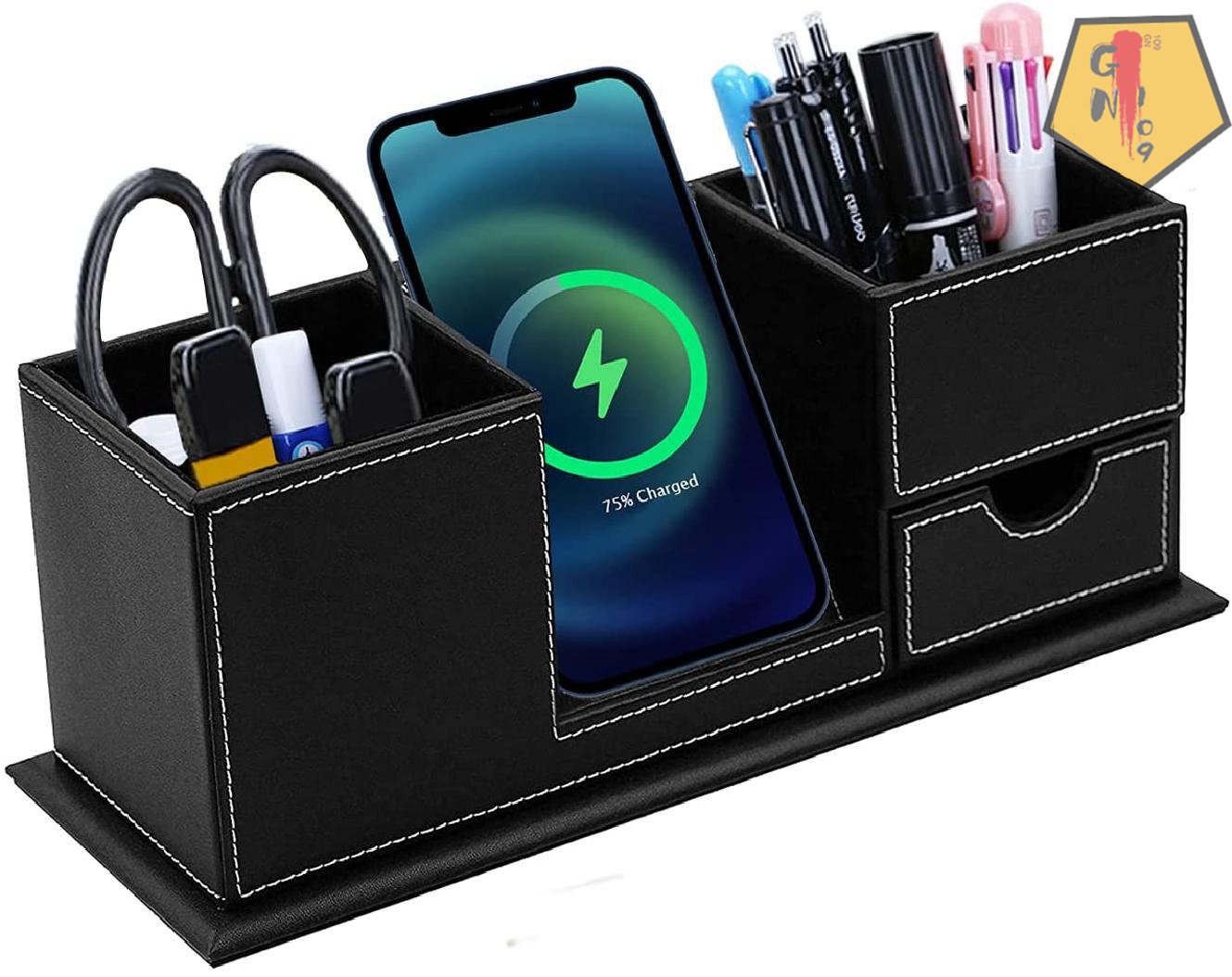 Latitude Run® Leather Charging Station Wayfair