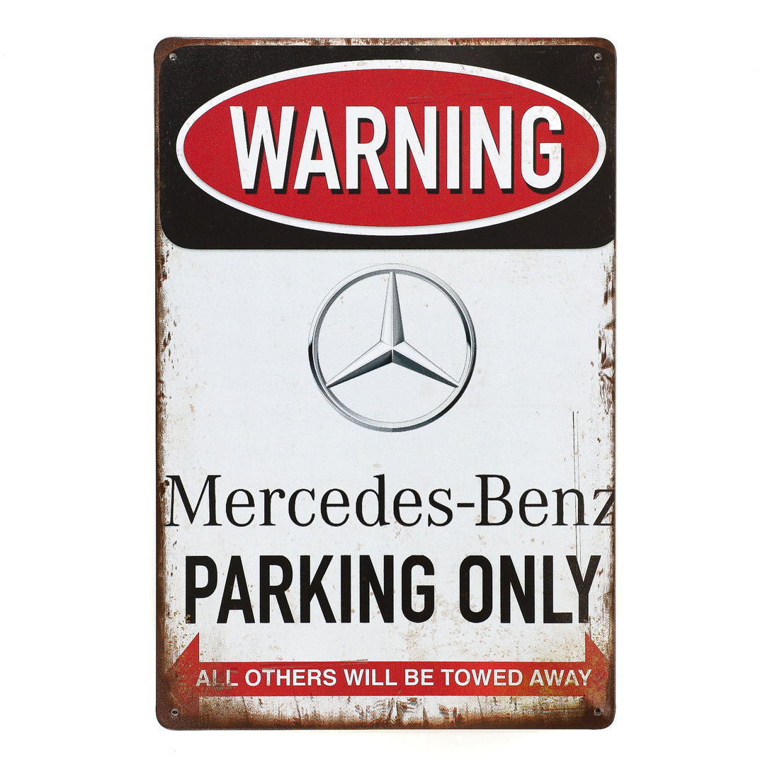 Seart Metallbild Parking Mercedes