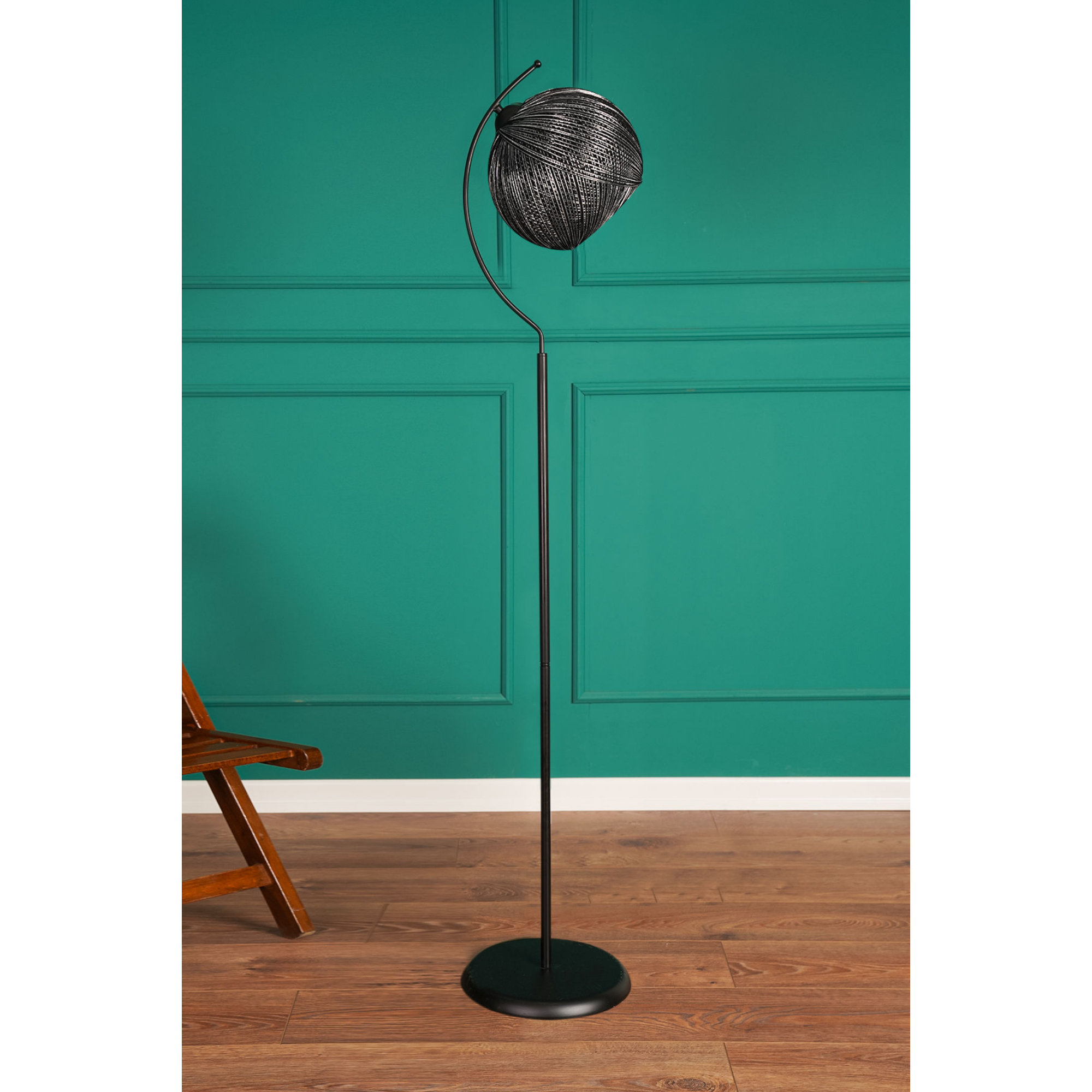 East Urban Home Fortham 65" Swing Arm Floor Lamp Wayfair