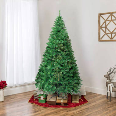 Details about   6ft Premium Hinged Artificial Christmas Unlit Pine Tree  With Solid Metal Stand 