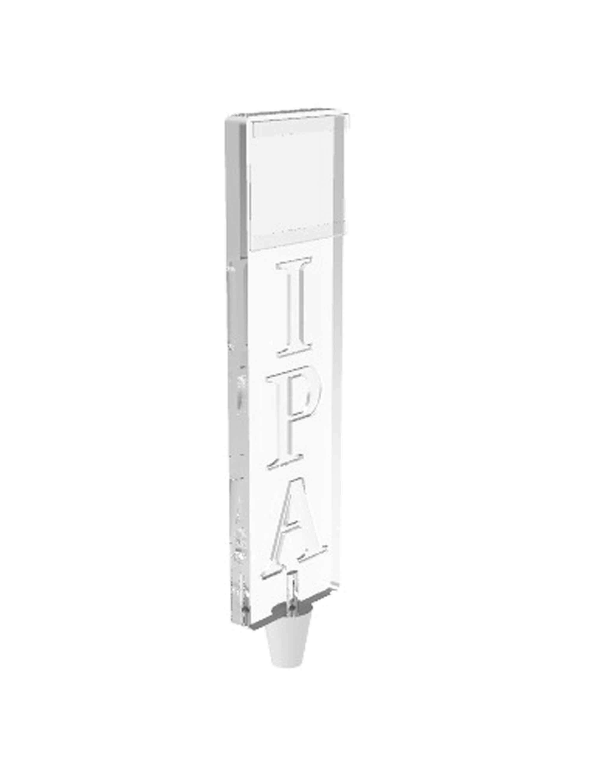 FixtureDisplays Generic IPA Clear Acrylic Plexiglass Beer Tap Handle