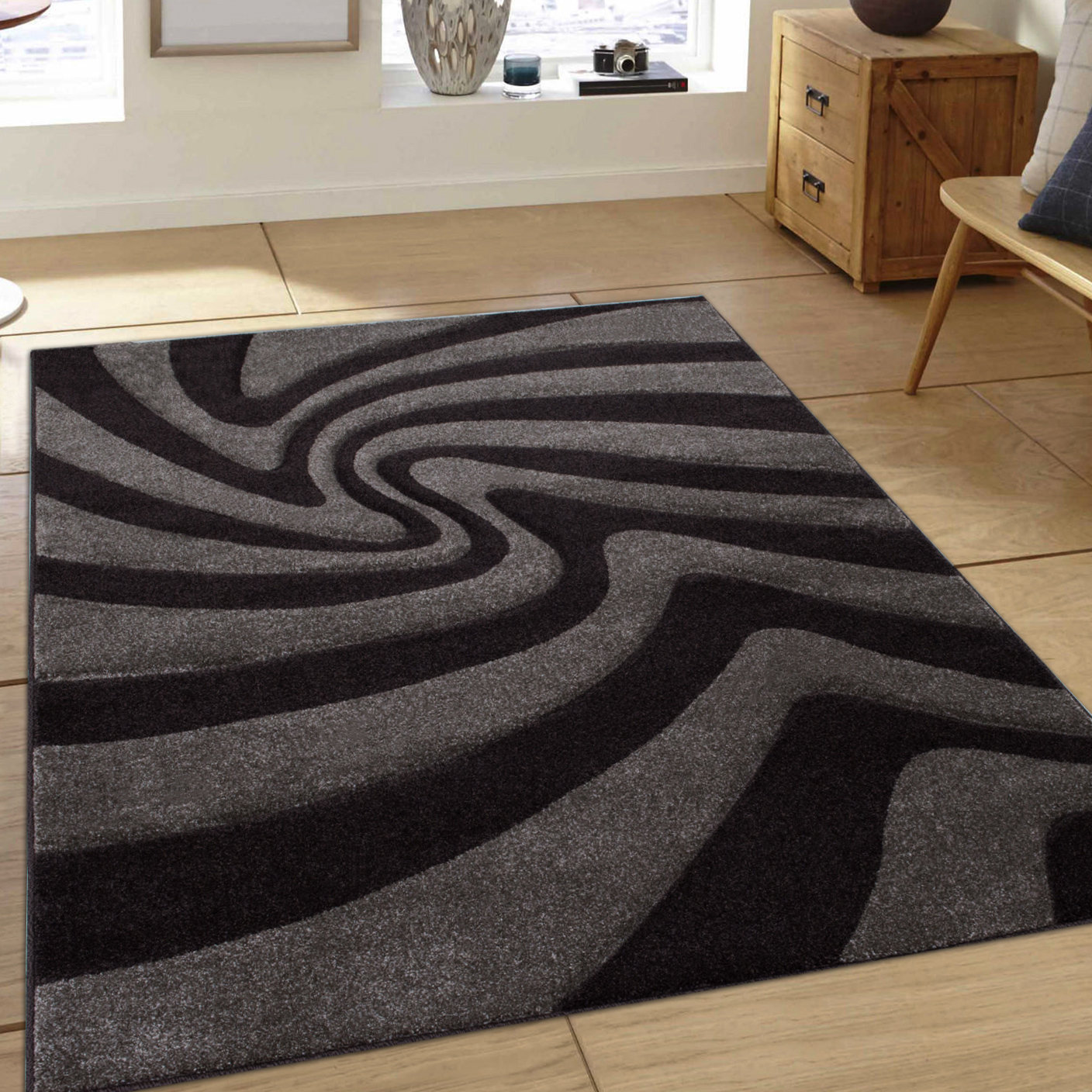 AllStar Rugs Abstract Brown/Gray Area Rug & Reviews Wayfair