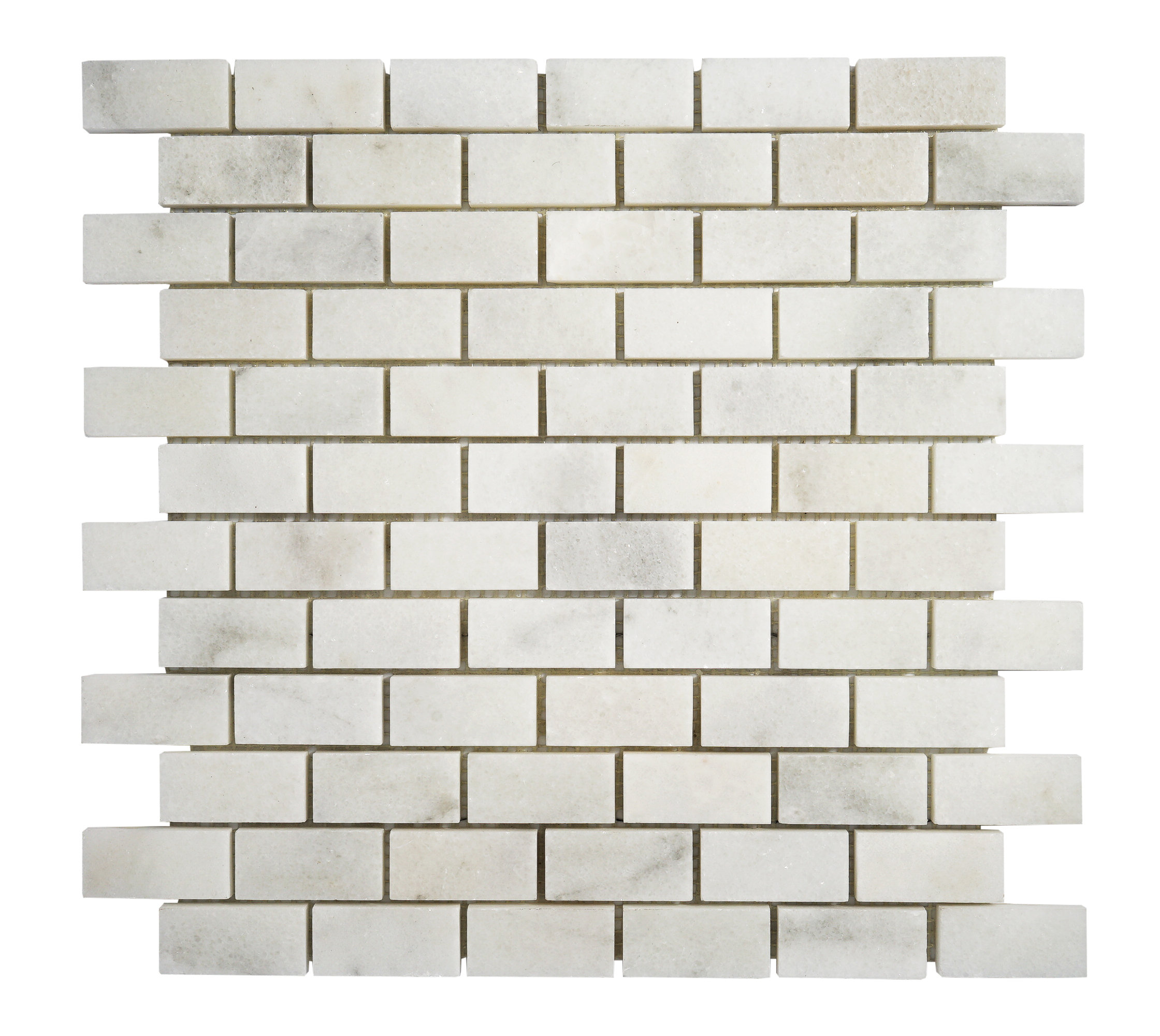 Maricera 1" x 2" Marble Brick Mosaic Wall & Floor Tile Wayfair