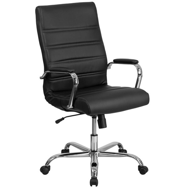 Black Casual Lift Soft Chair Office Work Leather Chair Beauty Salon Chair 2019 Clearance Black 