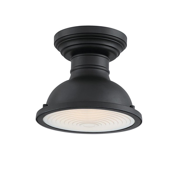 Westinghouse Lighting Orson 9-Inch One-Light Outdoor Semi-Flush Mount ...