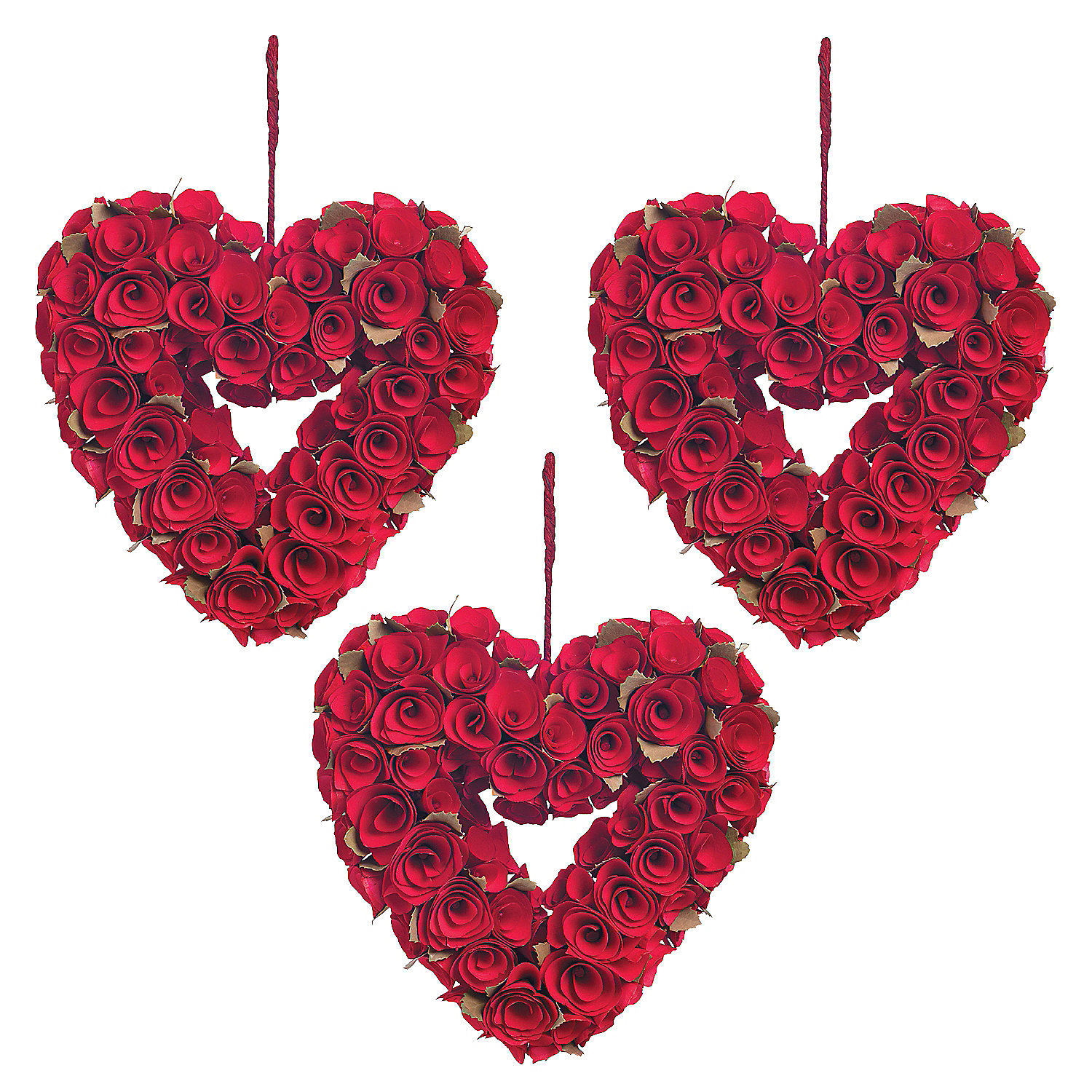 Rose And Heart With Banner