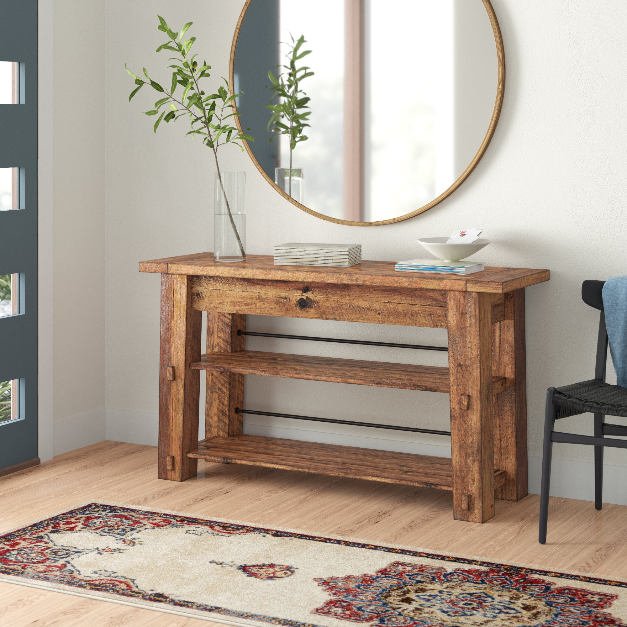 Laurel Foundry Modern Farmhouse NASTYA 54'' Solid Wood Console Table ...