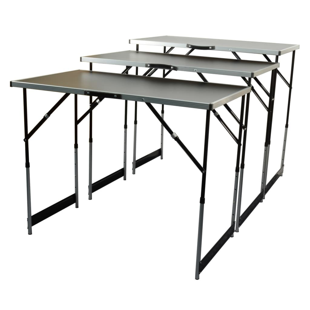 Dakota Fields Alixa 100.5Cm Rectangular Adjustable Folding Table