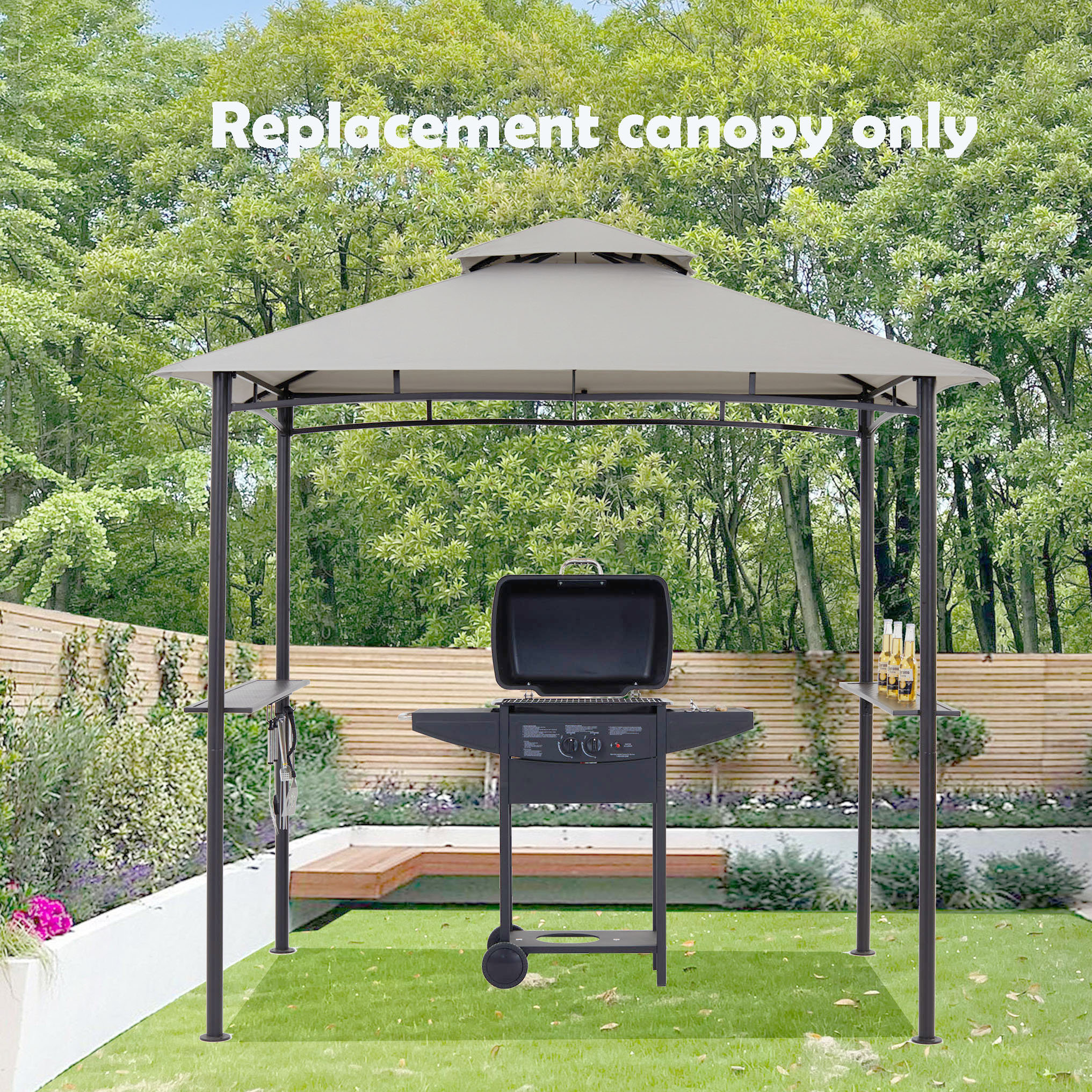 StarEcho Grill Gazebo Replacement Canopy & Reviews Wayfair