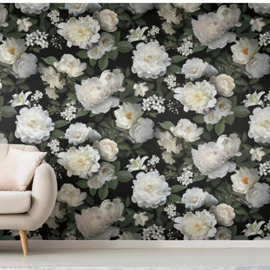 Davon Peel & Stick Floral Wallpaper & Reviews | AllModern