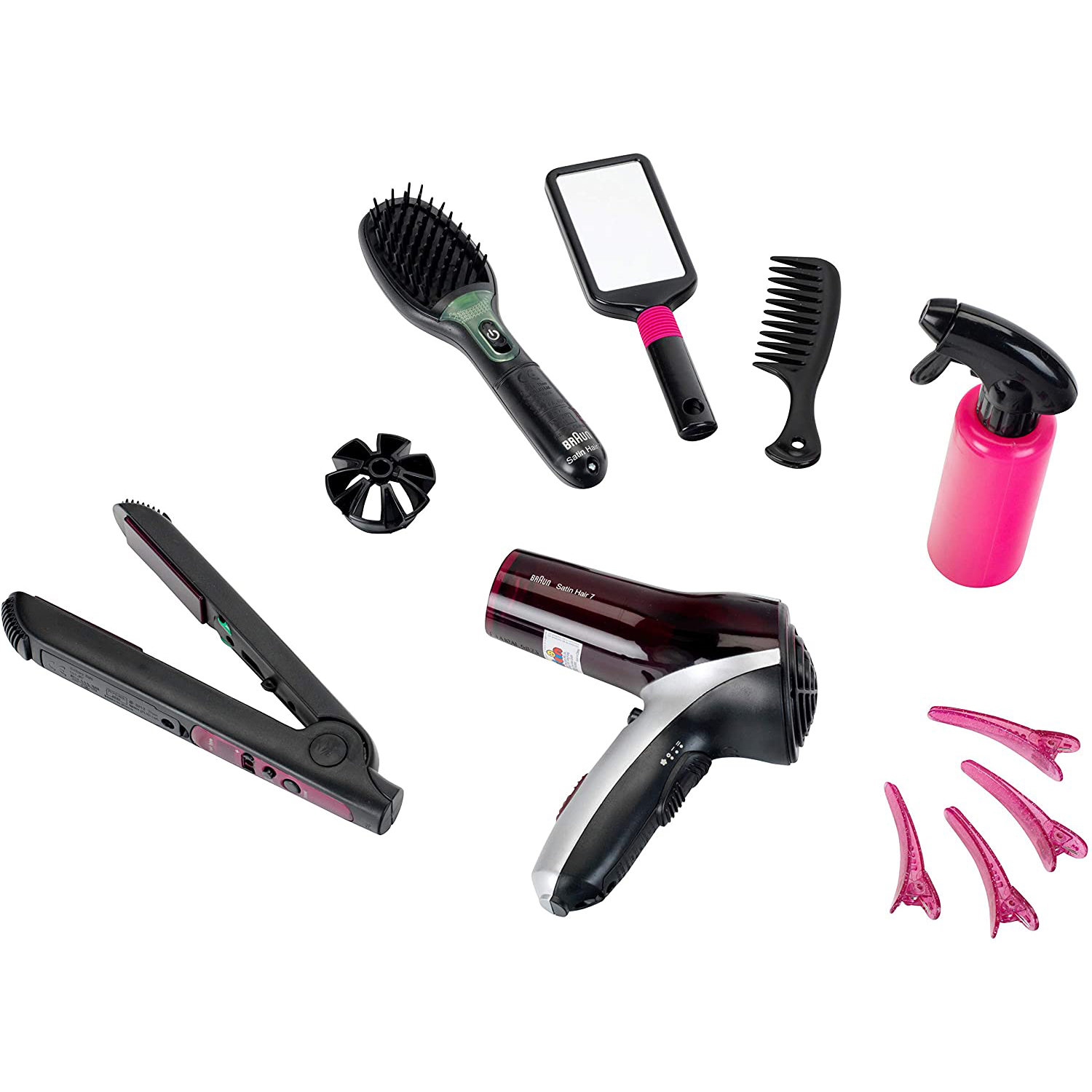 Klein Toys 10 Piece Hairstyling Beauty Salon Housekeeping Set & Reviews |  Wayfair
