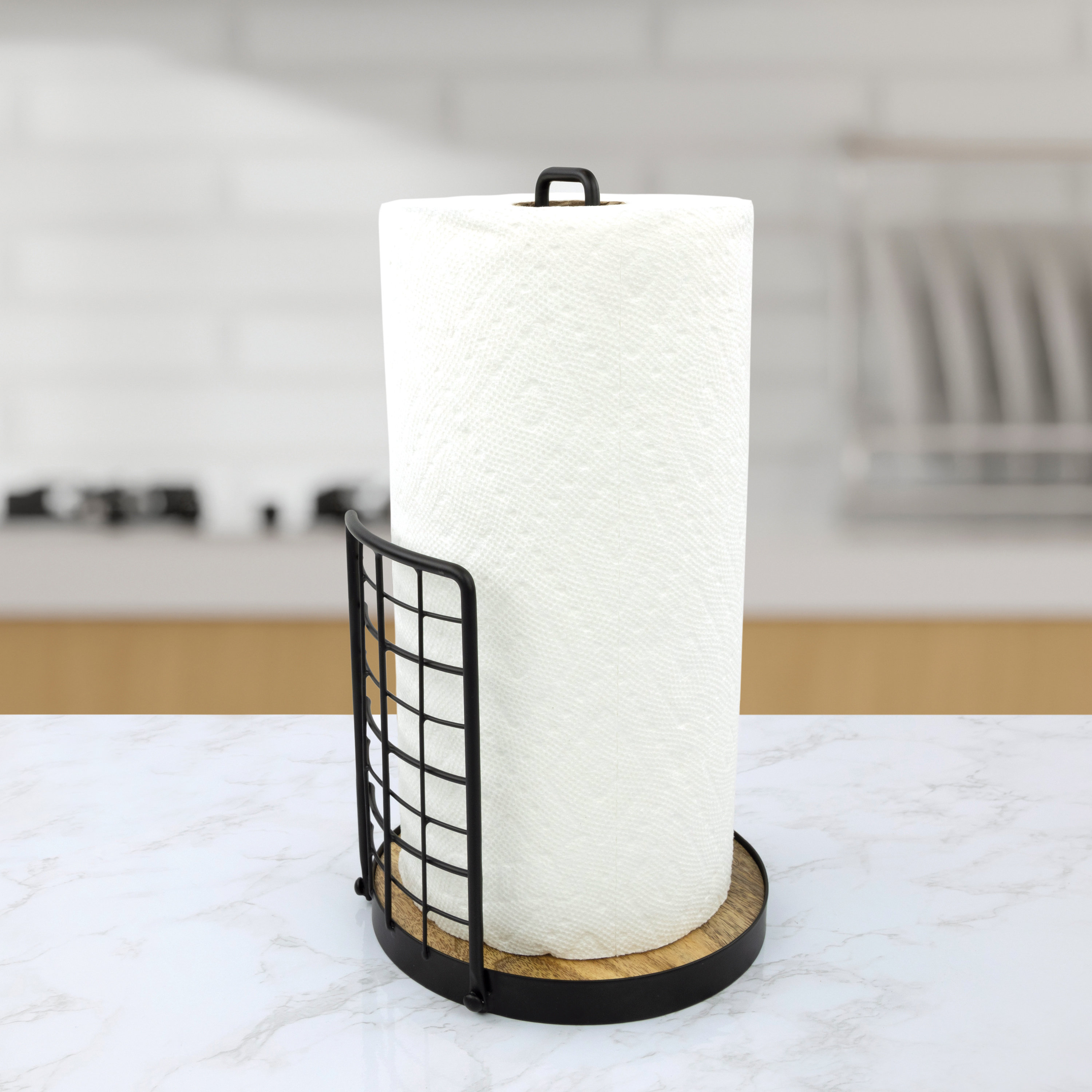 Prep & Savour Freestanding Paper Towel Holder Wayfair