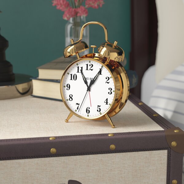 Antiques European Exquisite Brass Classical Mechanical Elephant Clock 