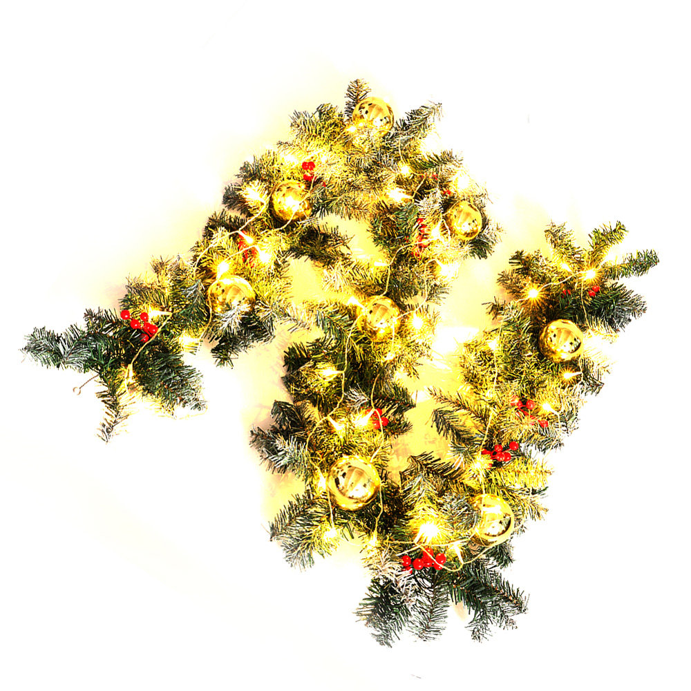 The Seasonal Aisle 180Cm Lighted Faux Garland with Lights & Reviews