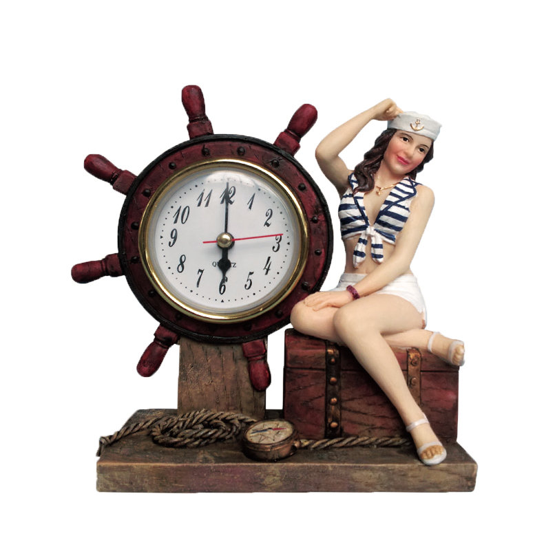 Longshore Tides Sailor Tabletop Clock Wayfair