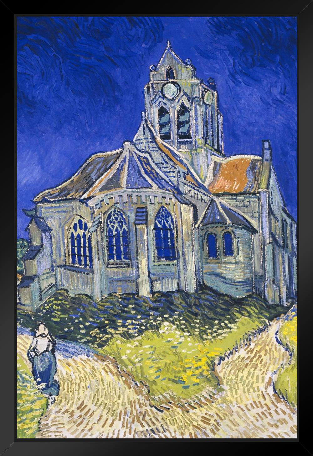 Vault W Artwork Vincent Van Gogh The Church At Auvers Van Gogh Wall Art ...