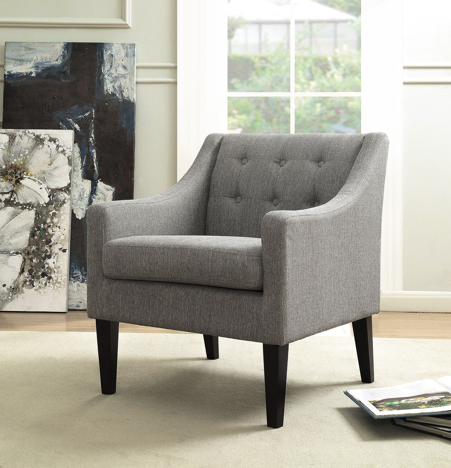 Clopton 26” Wide Tufted Armchair