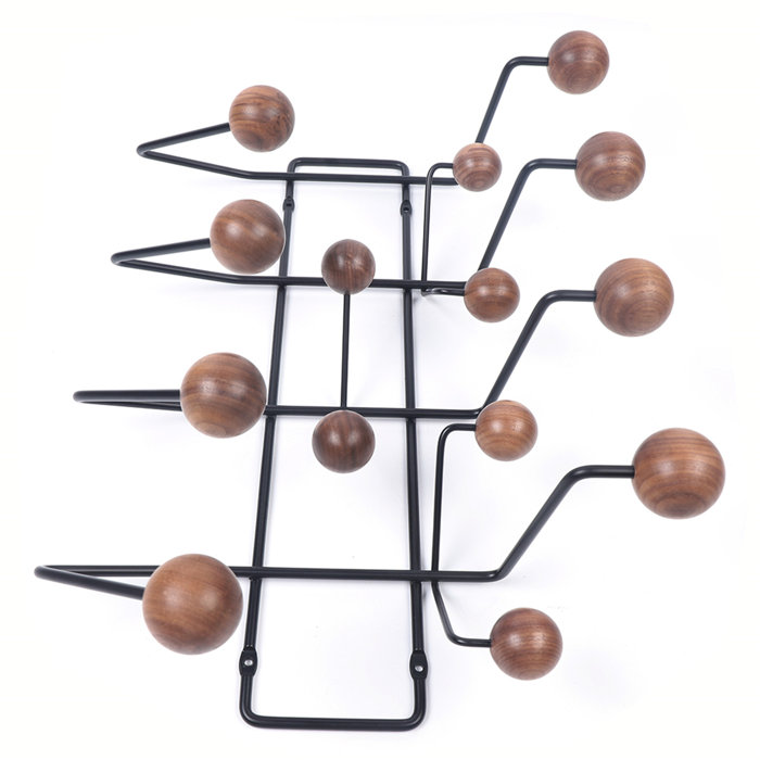 Rosalind Wheeler Wall Hanger Coat Rack Candy Hook Multi-Hooks Coat Rack ...