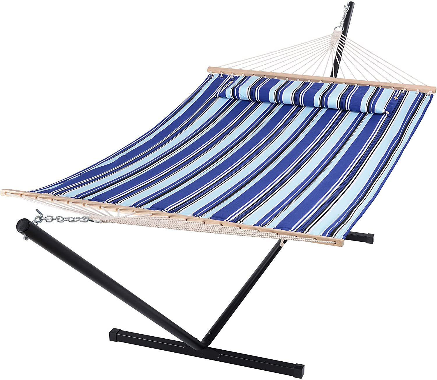 Bayou Breeze Double Spreader Bar Hammock with Stand & Reviews Wayfair