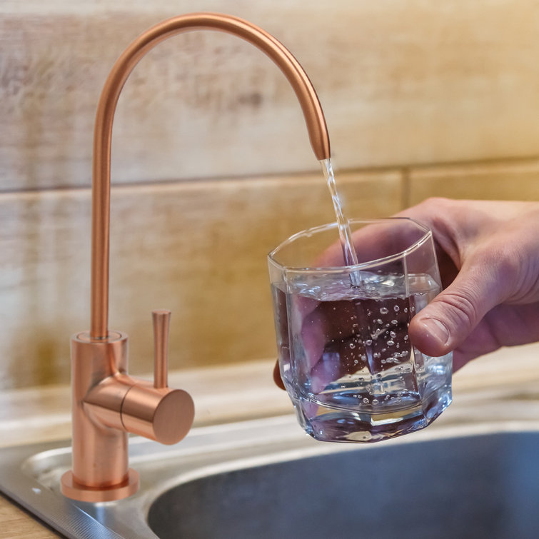 Copper Kitchen Water Filter Faucet Fits Most Reverse Osmosis Units