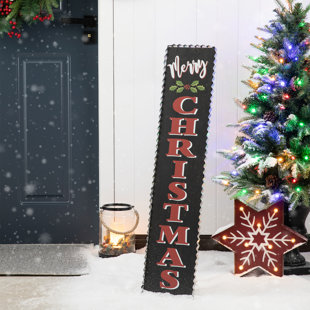 Galvanized Metal Mini Ornament Sign Magic of Christmas