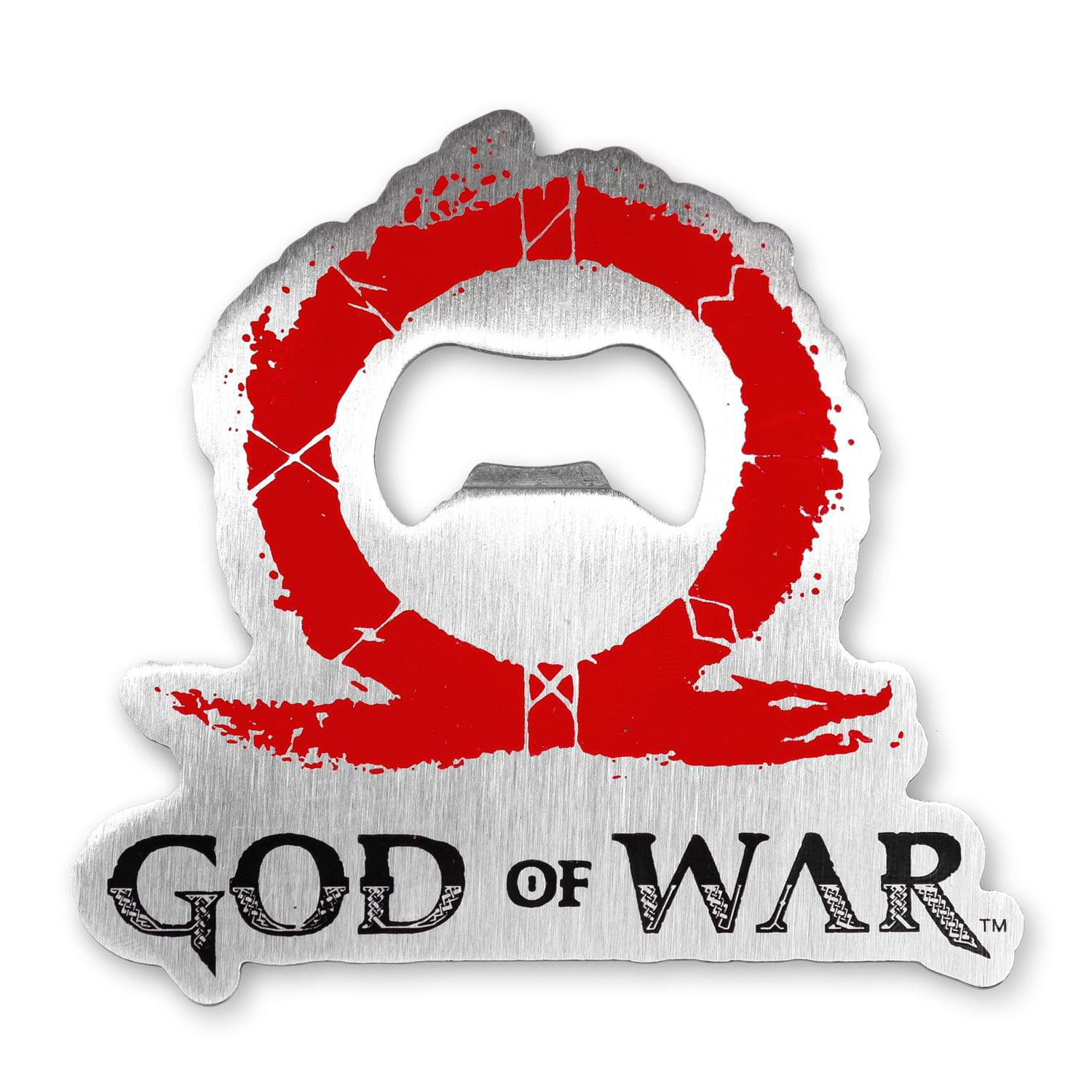 Just Funky God Of War Collectibles God Of War 2018 Logo Metal Bottle Opener Wayfair