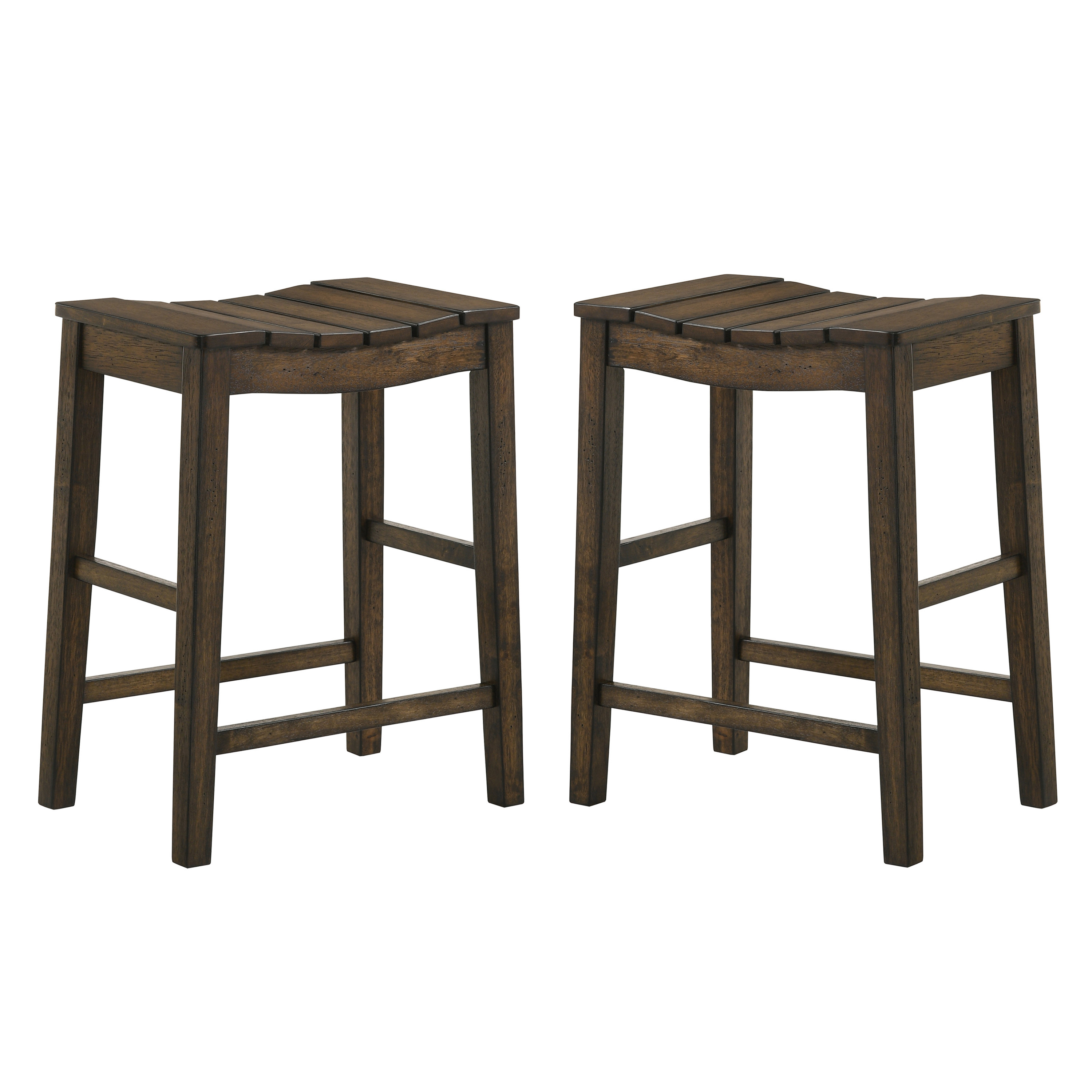 Millwood Pines Huntress Solid Wood 24" Counter Stool Wayfair
