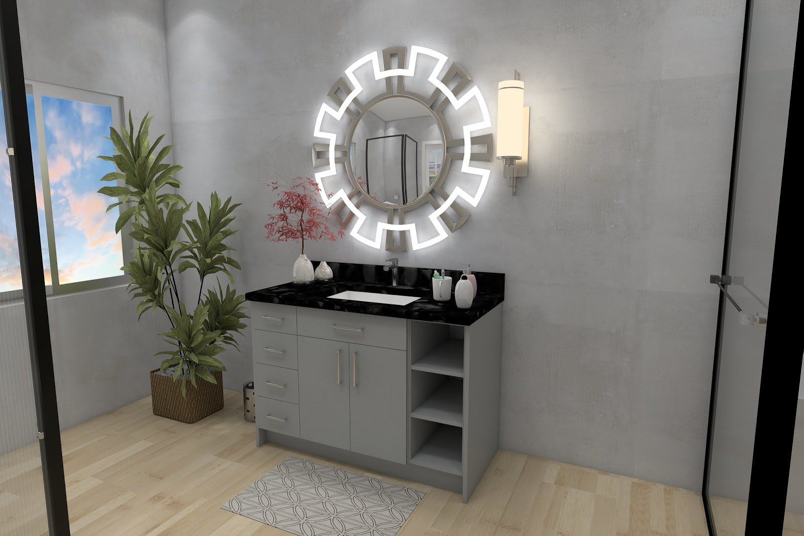 YUDEZIGN Princeton 48'' Single Bathroom Vanity Base Only Wayfair