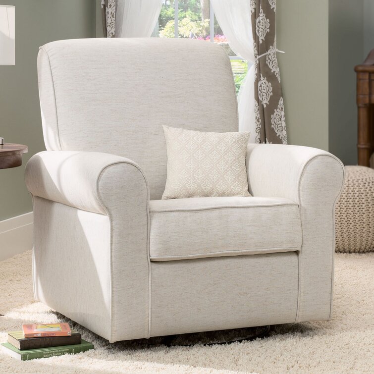 avery upholstered glider