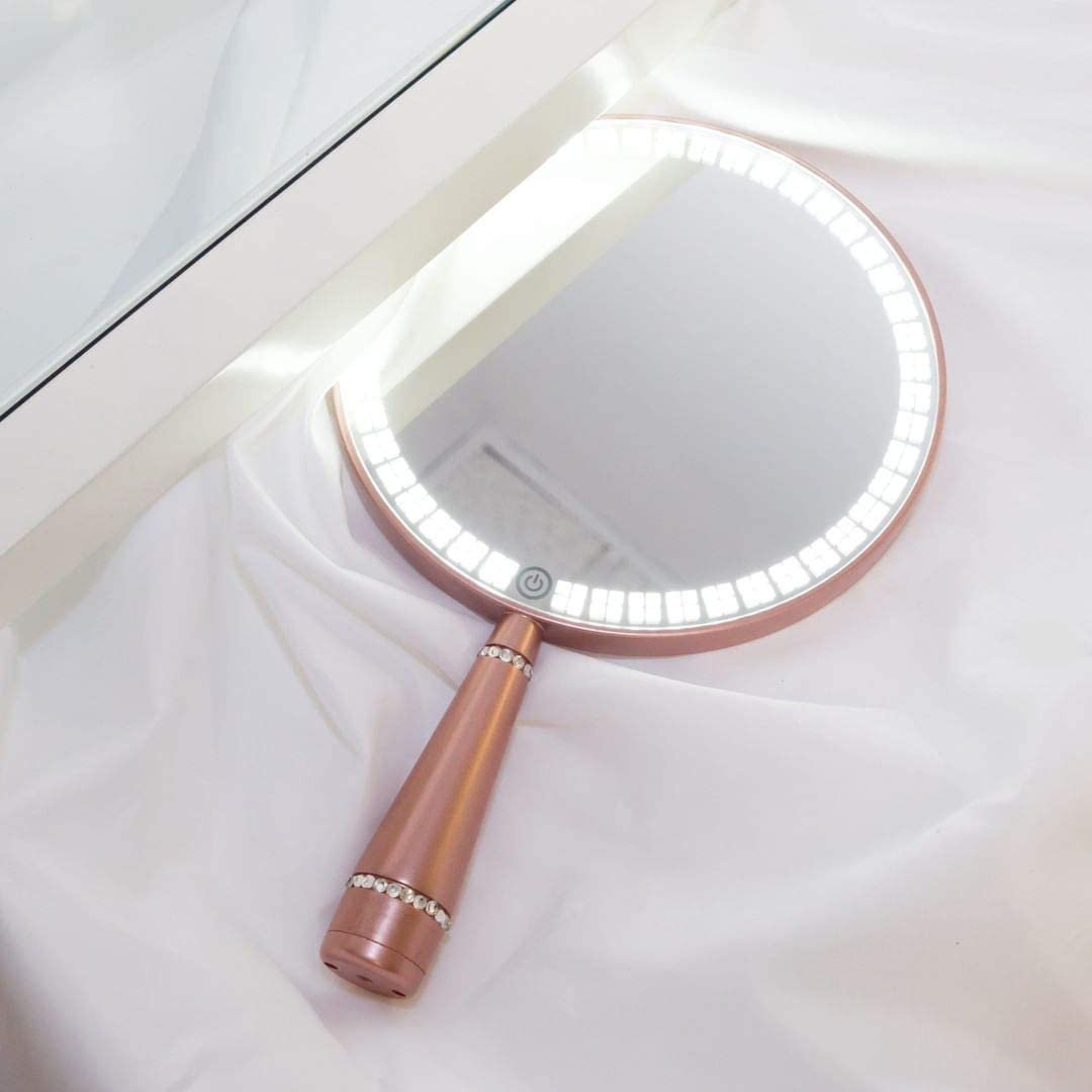 IMPRESSIONS VANITY · COMPANY Bijou LED Hand Mirror with Charging Base