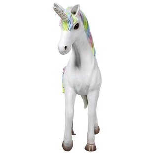 Mini Sparkle Rainbow Unicorn With Butterfly Figurine 2.75" Long New In Box! 